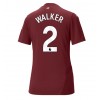 Manchester City Kyle Walker #2 Tredjedrakt Kvinner 2024-25 Kortermet